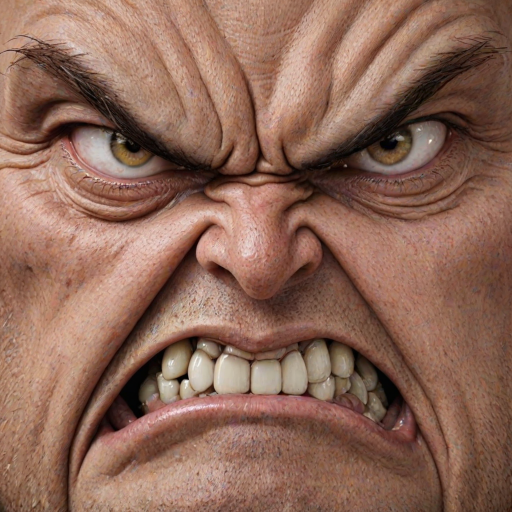 angry face
