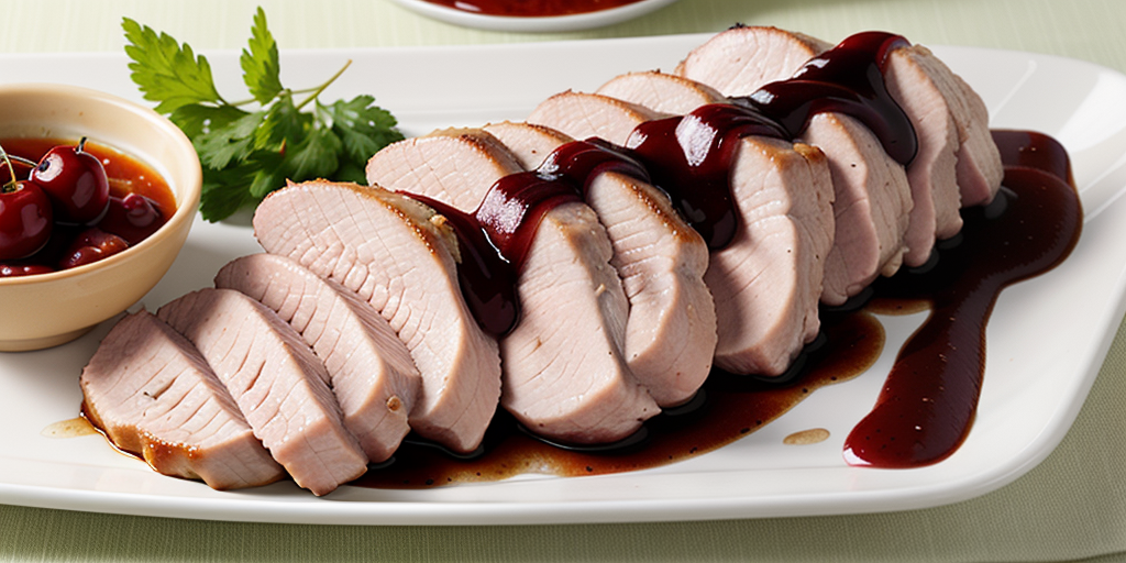 pork tenderloin with cherry sauce