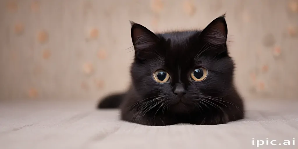 cute black cat wallpaper