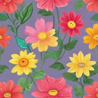 cartoon flowers png