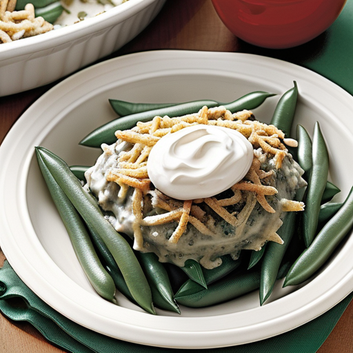 green bean casserole with sour cream