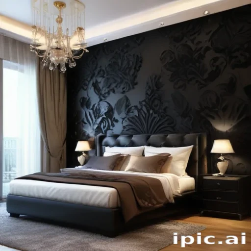 black wallpaper cute