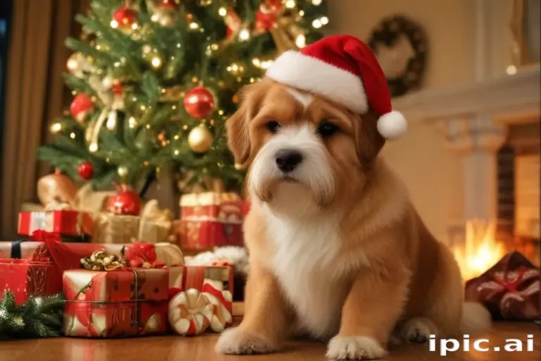 christmas dogs wallpaper