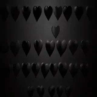 black hearts background