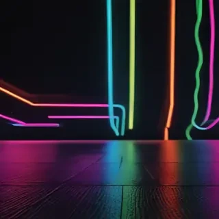 iphone neon wallpaper