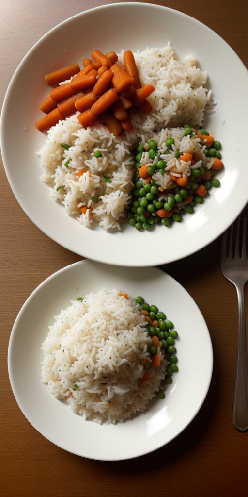 rice with peas and carrots