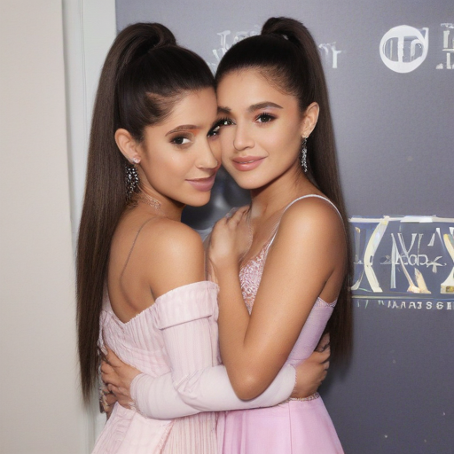 ariana grande with selena gomez