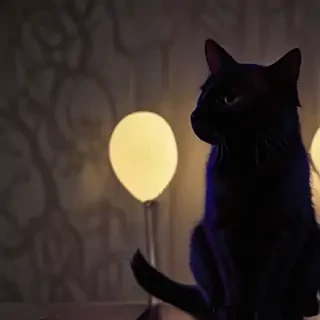 cute black cat wallpaper