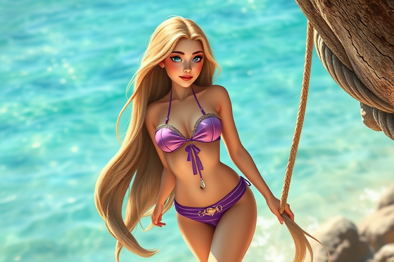 rapunzel bikini