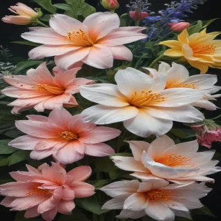 aesthetic flowers drawing