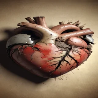 broken heart background