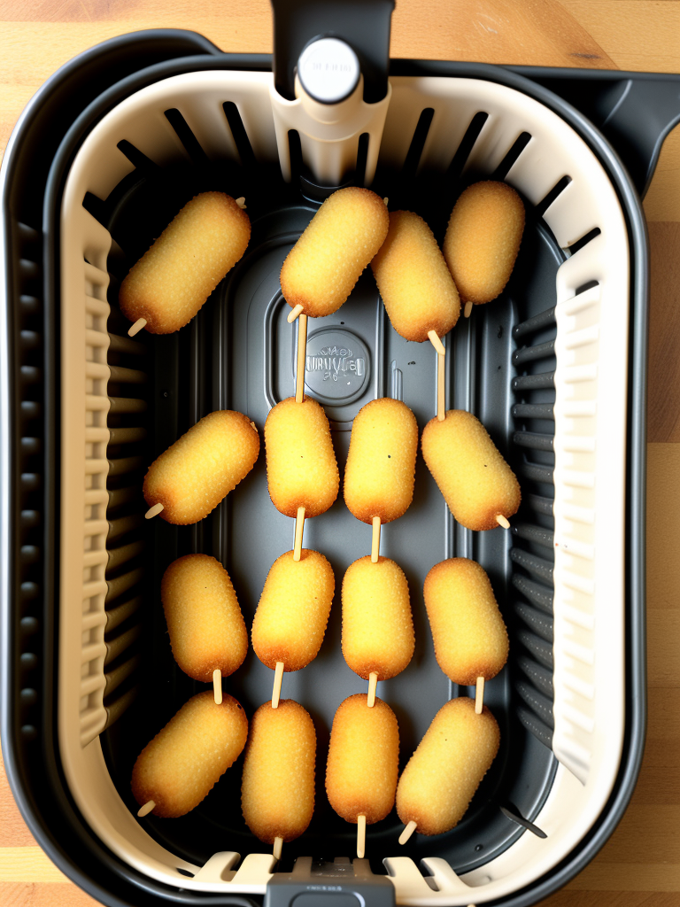 mini corn dogs in the air fryer
