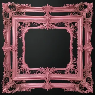 pink frame png