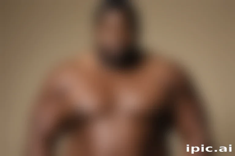 black fat man