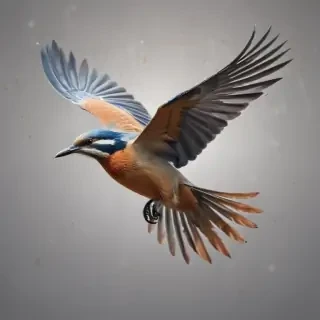 birds flying transparent background
