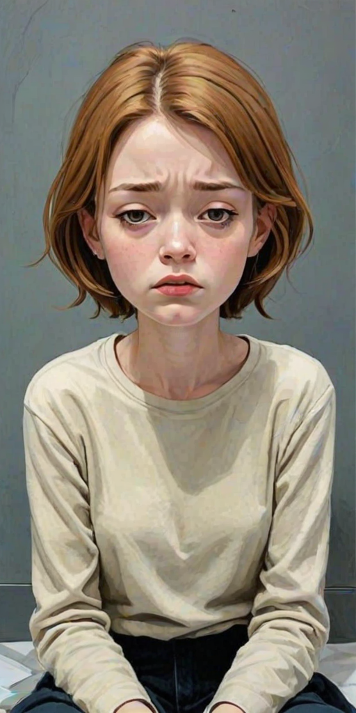 cartoon images of depression
