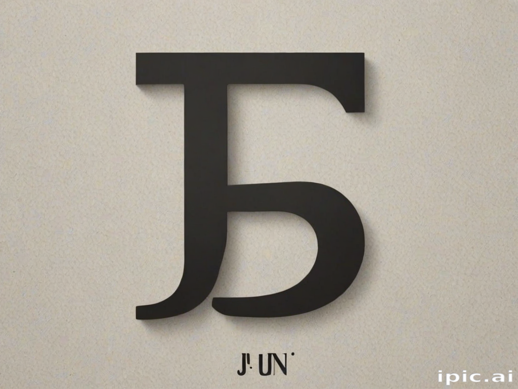 Artistic Representation of the Letter 'Б' in Bold Black Design