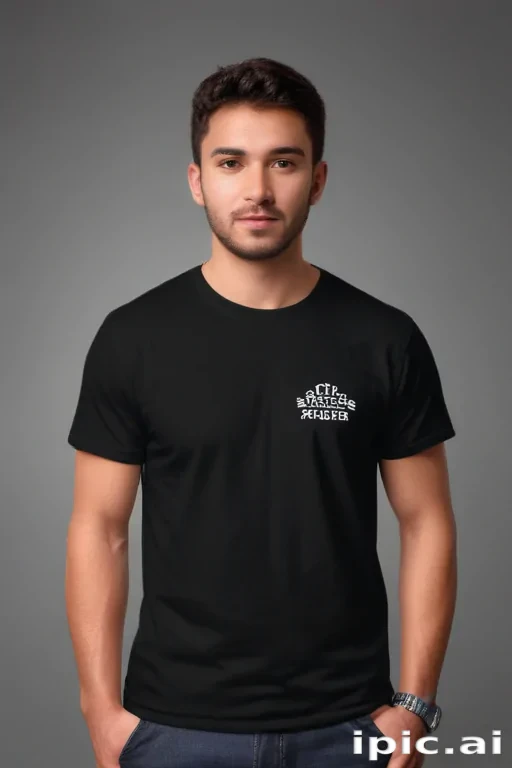 black tee png