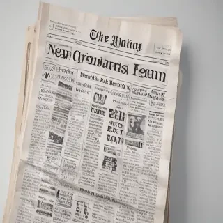 newspaper transparent