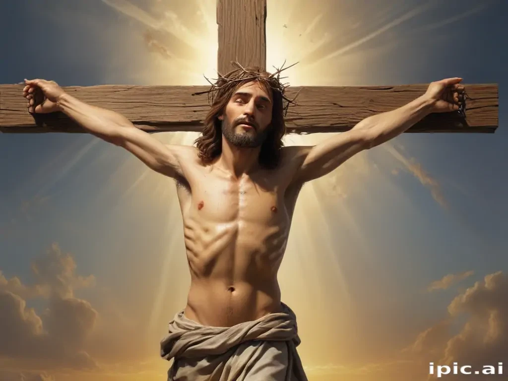 picture of jesus on the cross