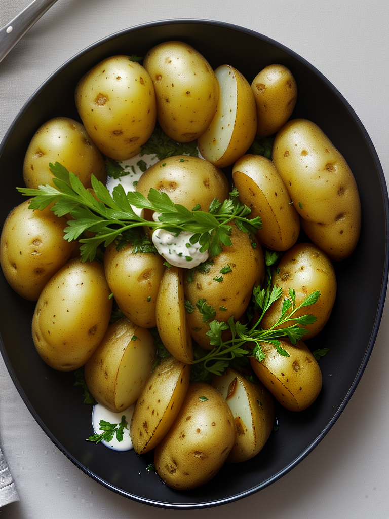 herb in many potato dishes