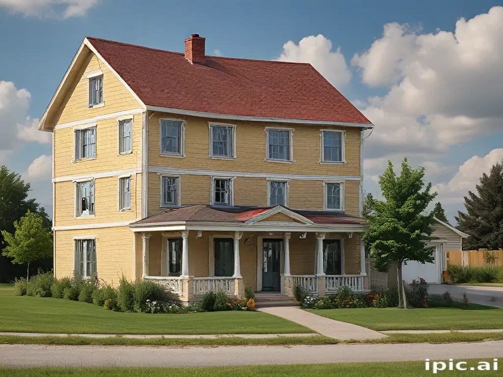 background of a house