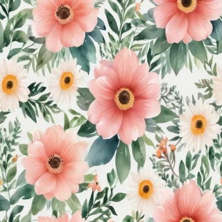 watercolor flowers clipart