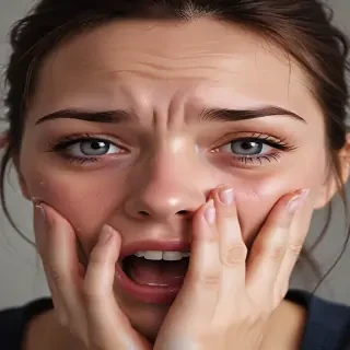 picture of someone crying