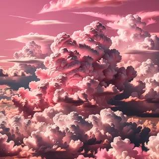 pink cloud aesthetic