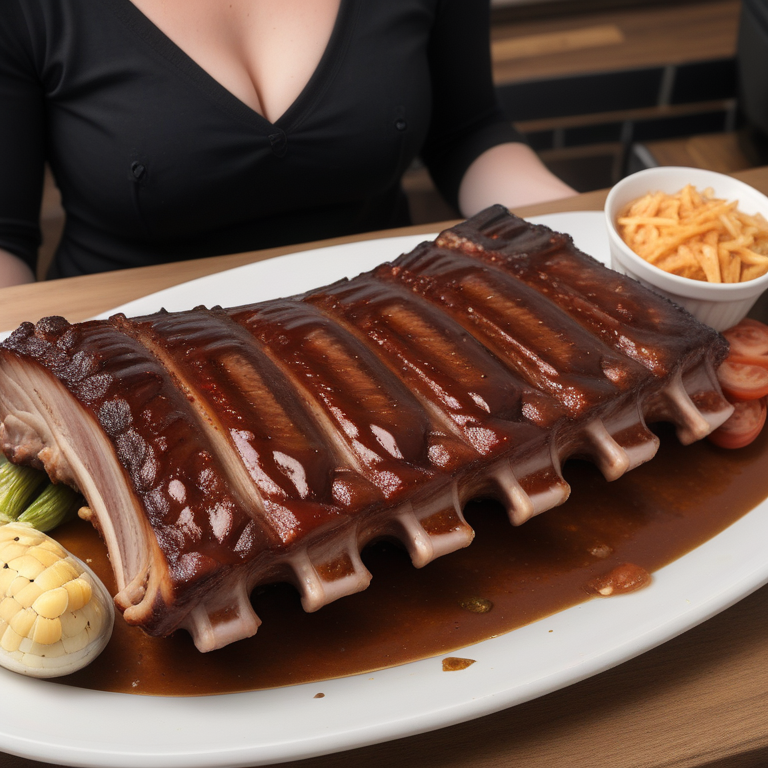 how much is a half a rack of ribs