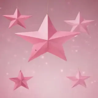 pink stars png