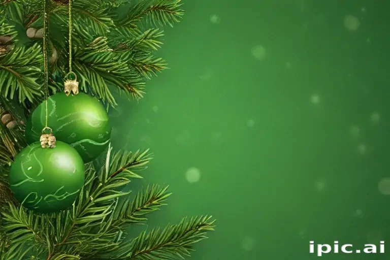 green christmas wallpaper