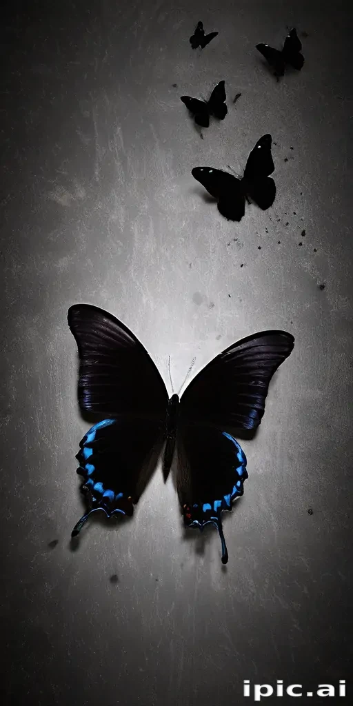 black butterfly wallpaper hd