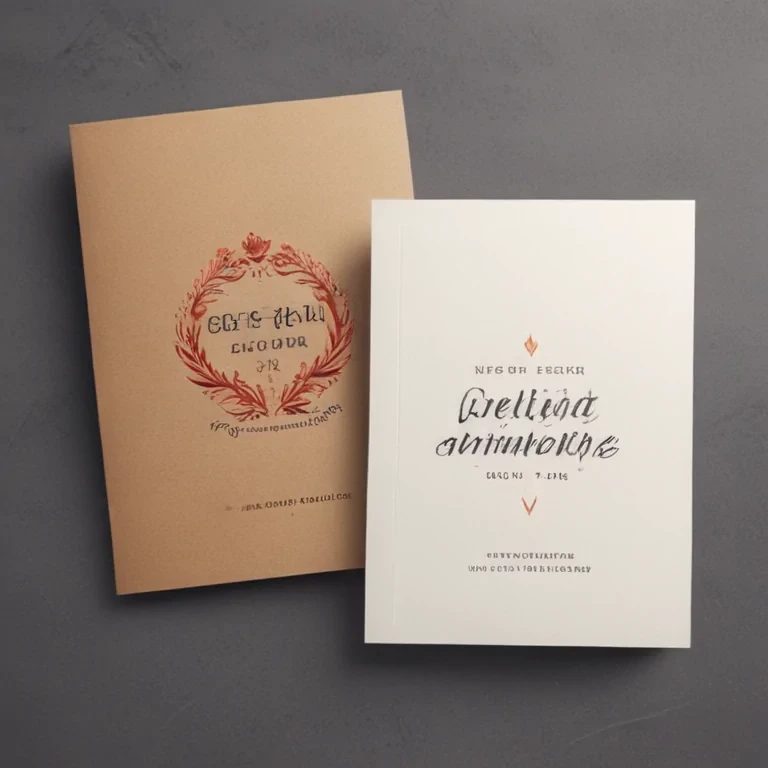 greeting card mockup