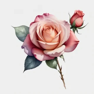 watercolor rose png