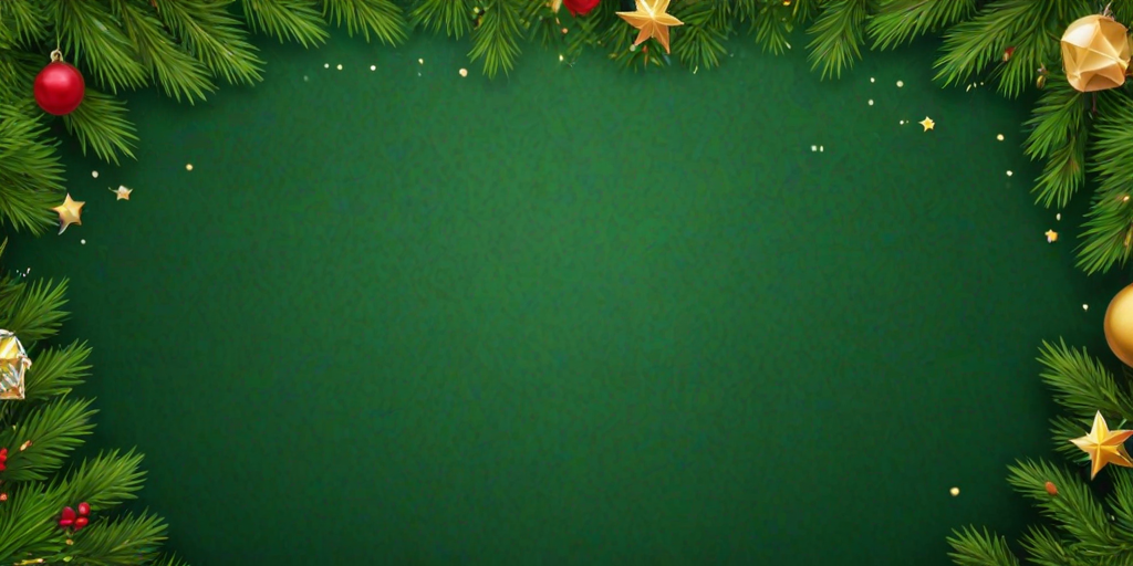 christmas background green