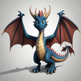 cartoon of a dragon