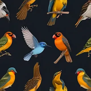 birds transparent background