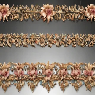 floral borders clipart
