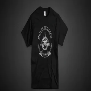black t shirt mockup free