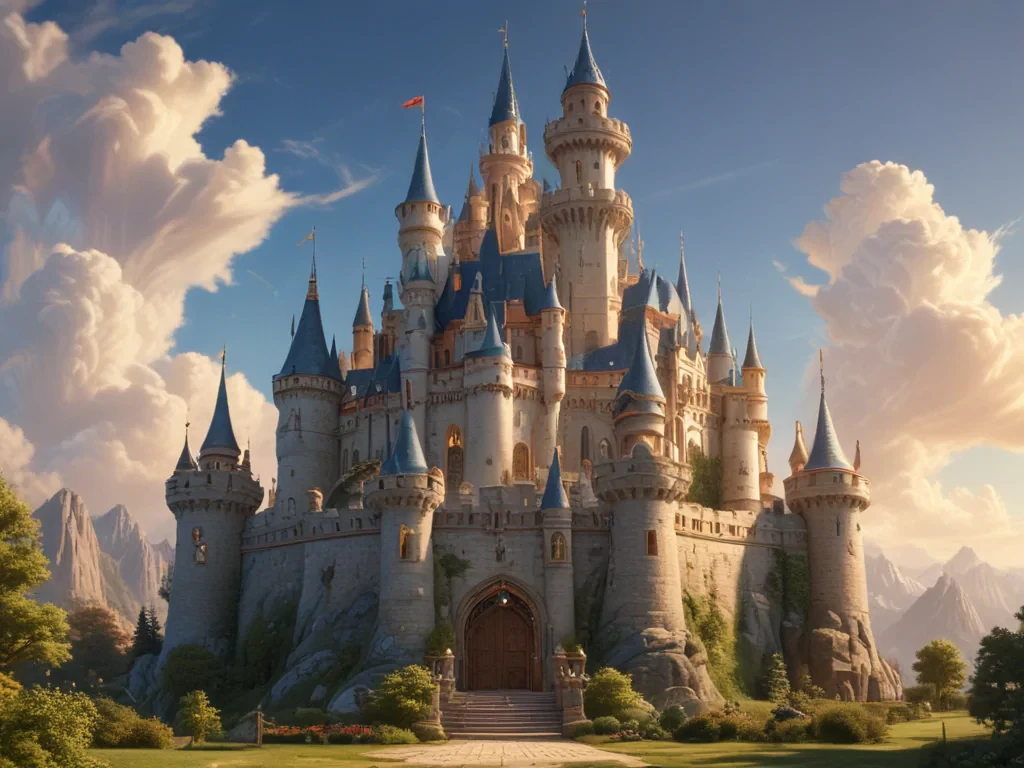 cartoon castle