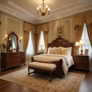 background of a bedroom