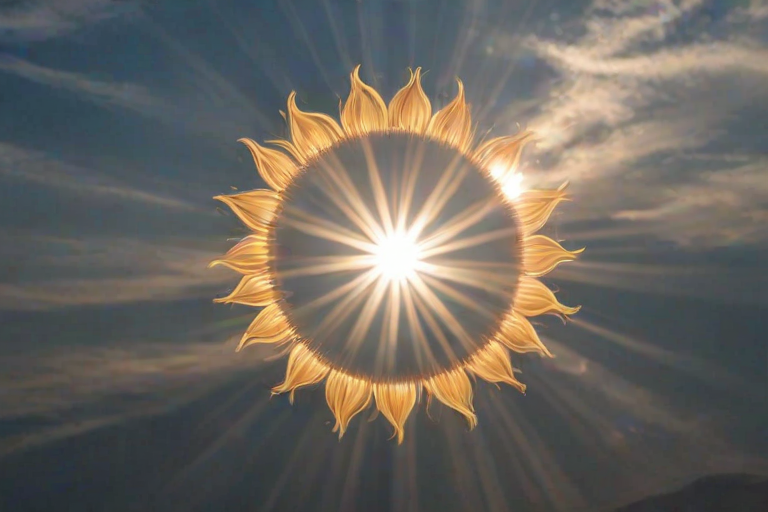 transparent sun