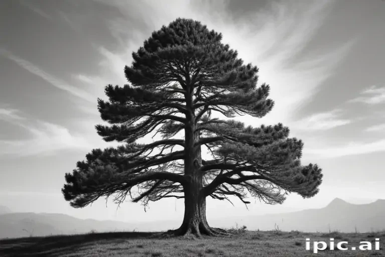 pine tree clip art black and white