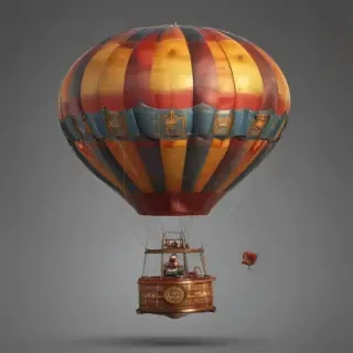 hot air balloon png