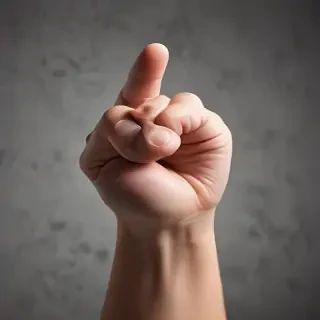 finger pointing at you