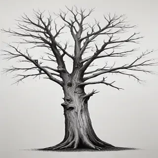 dead tree drawings
