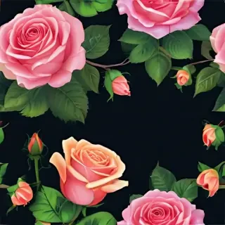 rose border
