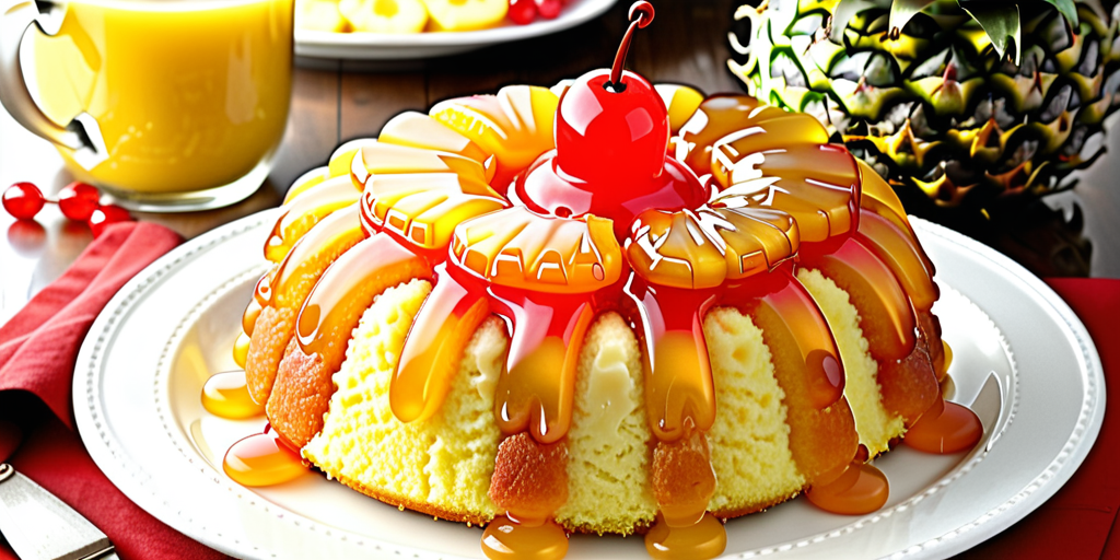 yellow cake mix pineapple upside down