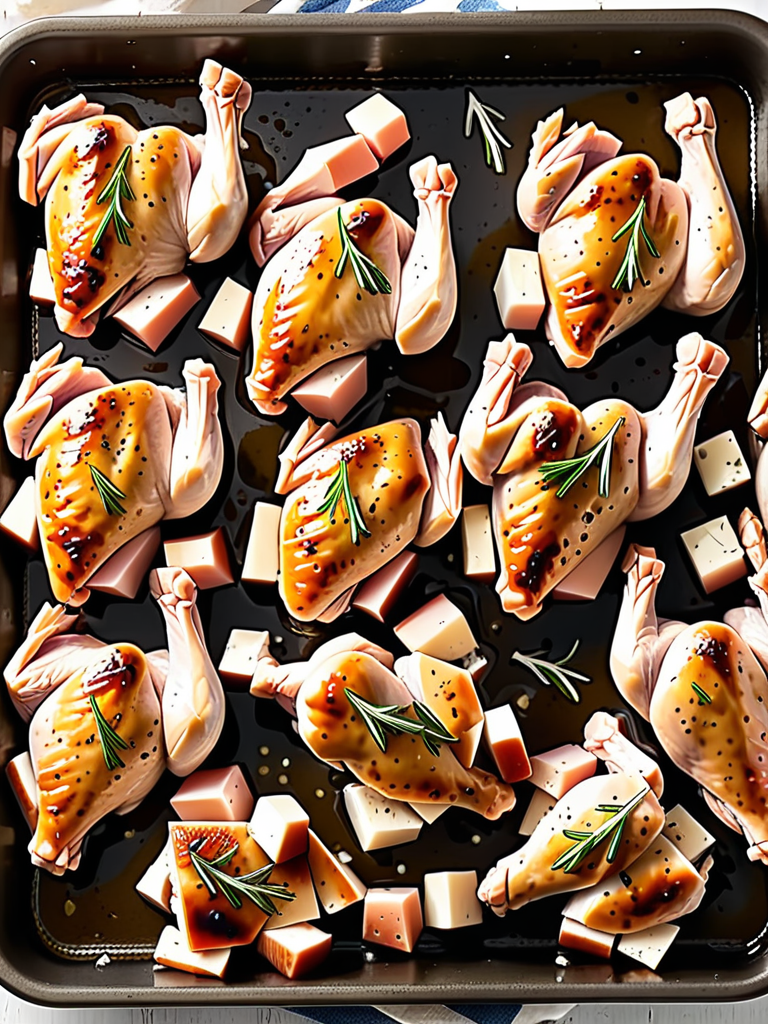 how long to bake cubed chicken